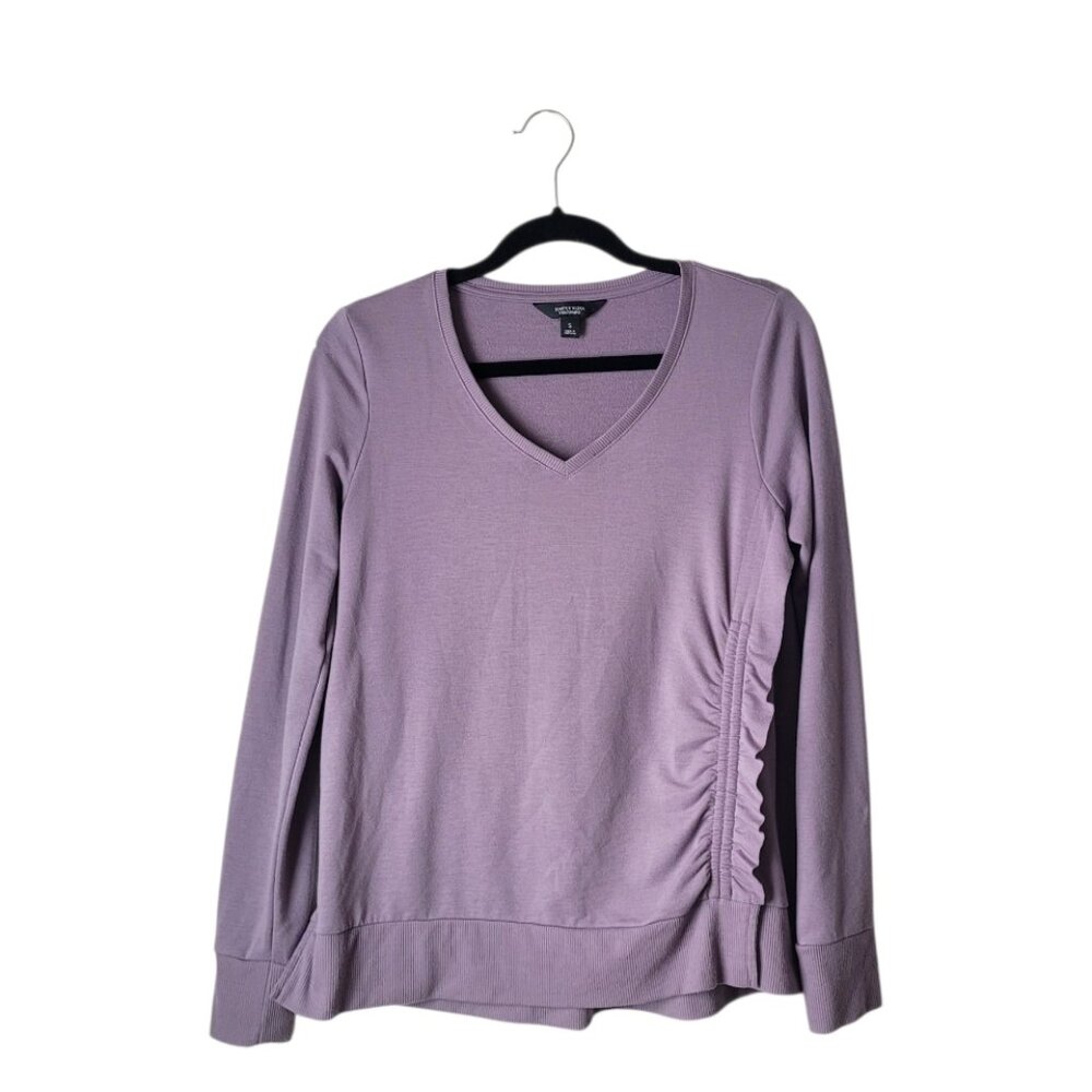 Simply Vera Vera Wang Lavender Ruffle Blouse